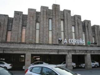 Hostal Liste Station La Coruña Esterno foto